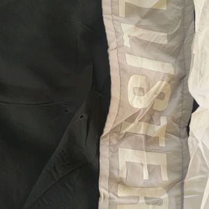 HOLLISTER WHITE WINDCHEATER HOODIE