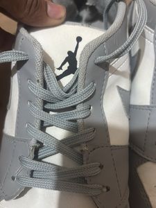Stylish Grey &amp; White Sneakers