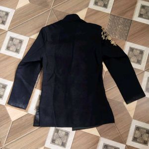 kid's Embroidered Sherwani Style Jacket