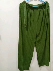 Green Palazzo Pants