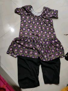 Printed Kurta with Palazzo Set