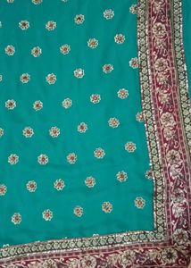 Green Saree (Free delivery)