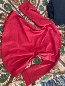 Burgundy Button-Down Shirt