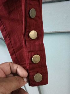Stylish Maroon Trousers