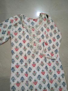 semi cotton kurti