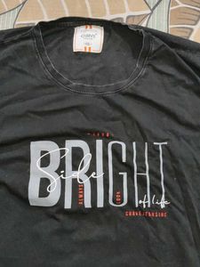 Graphic Print Black T-Shirt
