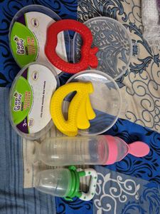 Baby Teethers &amp; Feeder Set