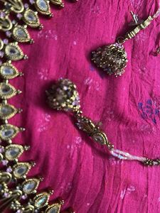 Ethnic Necklace Set with Earrings