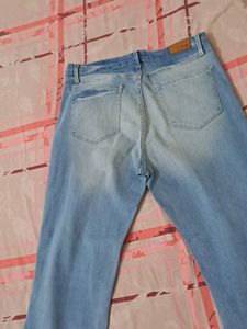 Brand : Spykar High Rise Bootcut Ankle Length , Waist Size : 30 , Perfect Length For People Between 5.2 to 5.4