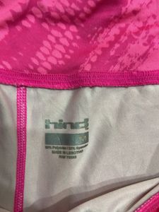 Pink Patterned Swimming Leggings