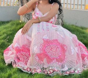 Blossom Mist Pdp Lehenga with Sequin and Bead Work
