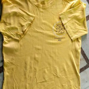 Yellow Graphic Print T-Shirt