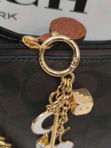 Cute Cherry &amp; Dice Charm Keychain❣️
