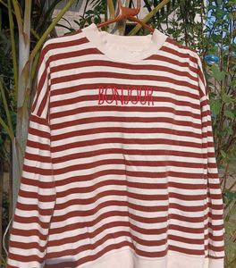 Stripped sweatshirt