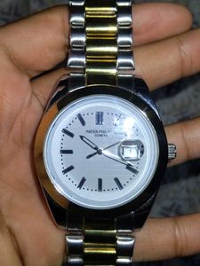 PATEK PHILIPPE date watch with bill box