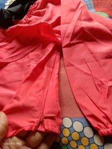 Red Ruffle One-Shoulder Top