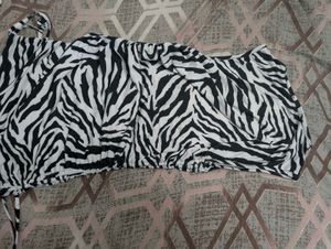 Zebra print bodycon