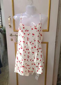 Cute Cherry Print Summer Romper