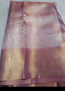 Vibrant Yellow Saree with Teal Border