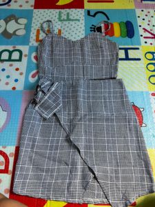 Cute Plaid Crop Top and Skirt Set