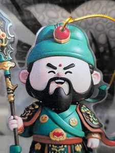 Cute Cartoon Warrior Keychain Charm