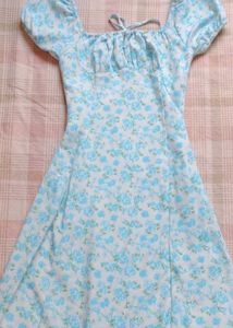 Cute Floral Print Summer Dress