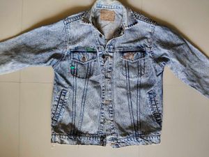 Y2K Vintage Acid Wash Denim Jacket