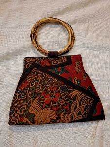 Unique Vintage Asian Inspired Handbag
