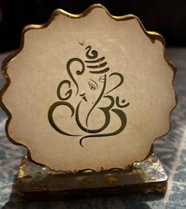 Exquisite Ganesha Diya pooja thali gnesh murti com