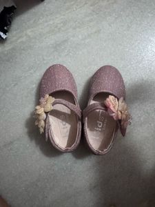 Sparkly Flower Girls Shoes