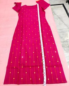 Libas Pink Kurta - XS