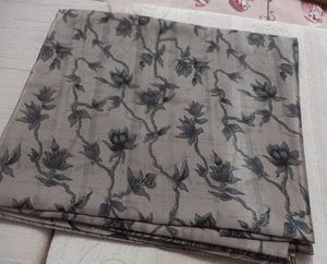 Elegant Grey Floral Saree