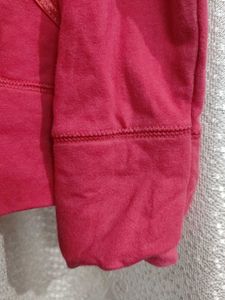 Red Zip-Up Hoodie