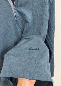 Men's crocodile Teal Button-Down Shirt