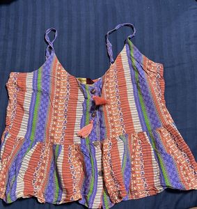 Boho Peplum Top