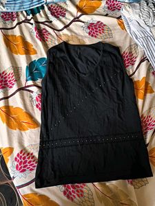 Elegant Black Sleeveless Top