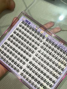 False Eyelashes Cluster Tray with twizzer