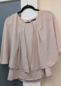 Sheer Cap Sleeve Top
