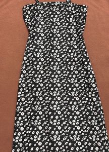 Chic Floral Print Midi Dress