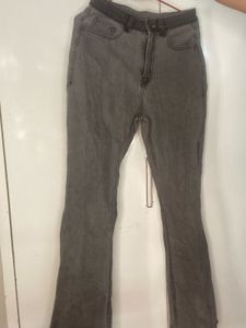 Stylish Grey Flare Jeans