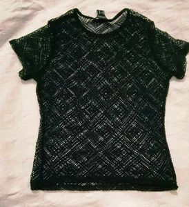 Very Beautiful N Comfortable Sheer Diamnd Mesh Top
