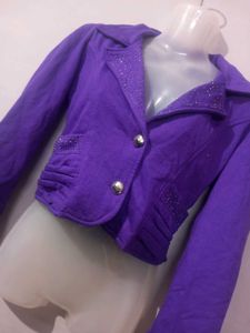 Purple 💙💜 Woolen Jacket