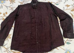 Summer Sale 🔥Elegant Deep Plum Silk Shirt