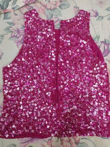 MAGENTA SHIMMER TOP