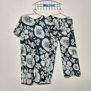 Floral Print Kurta Set