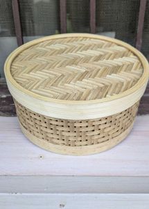 Woven Bamboo Basket (1)