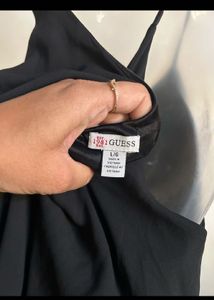 Chic Black Cold Shoulder Dress