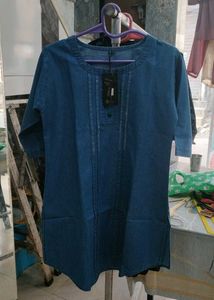 Denim Tunic Top