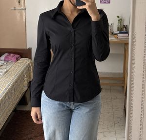 Classic Black Button-Up Shirt