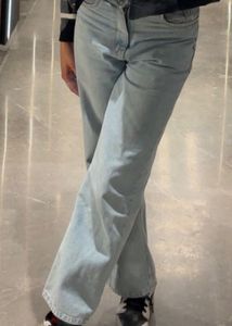 Light Wash Wide Leg Jeans